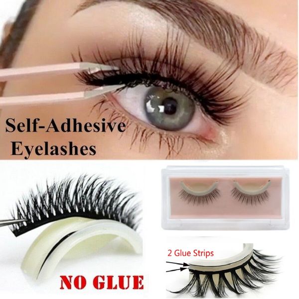 

oem/private your logo 5d mink false eyelashes self adhesive makeup fake eye lashes long lasting natural extension flase eye lashes no glue