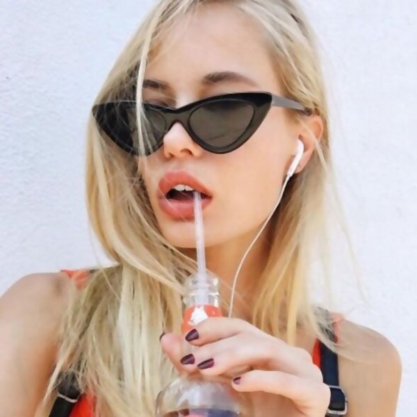 

toyearn 2020 new fashion cute ladies cat eye sunglasses women vintage brand small sun glasses female oculos de sol uv400