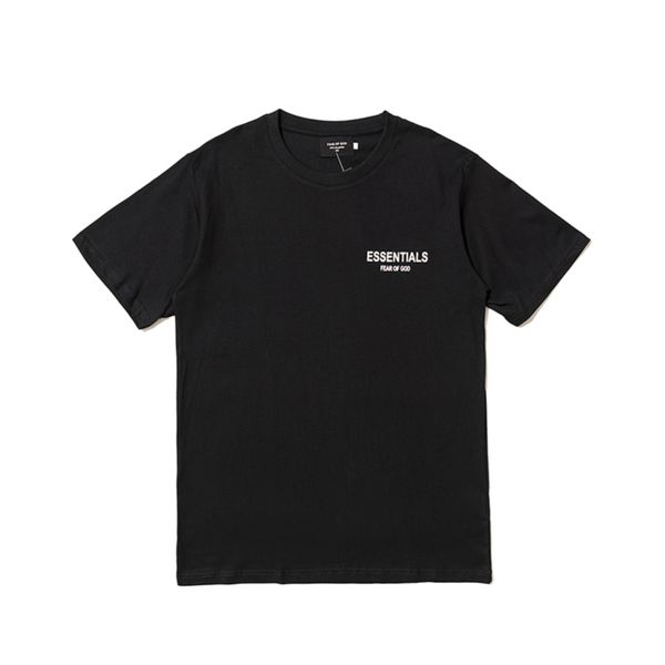 

essentials fear of god letter printing t shirts women men hip hop est tees short sleeve t shirt 2 colors t105j88, White;black