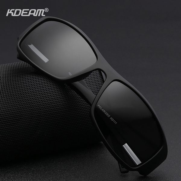

kdeam 2019 high-end goggles for men sports sunglasses polarized&uv400 tr90 unbreakable frame anti-reflective lens glasses new mx200619, White;black