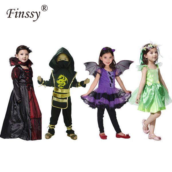 

elf princess dark queen vampire bat cosplay stage drama performance costume ninja set halloween dress up props, Black;red