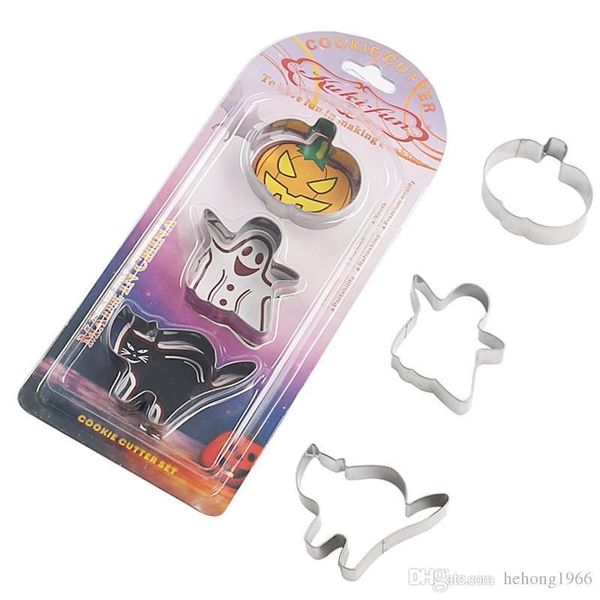 

оригинальность из нержавеющей стали бисквит mold diy halloween серии печенье выпечка плесень мусс круг жаропрочных высокое качество 2 34br с