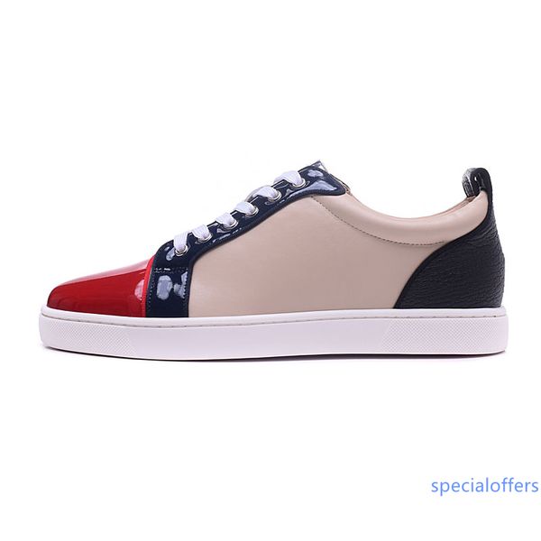 

new red casual sneakers fashion designer shoes flat shoes skates lok fu shoes designer men s and women s sneakers, Black
