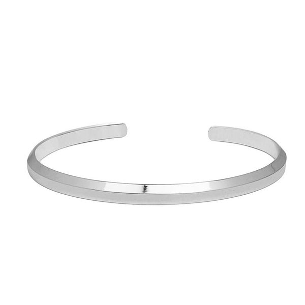 

new fashion simple cuff jewelry wholesale c shaped open bangle bracelet women charm bracelets ing, Black