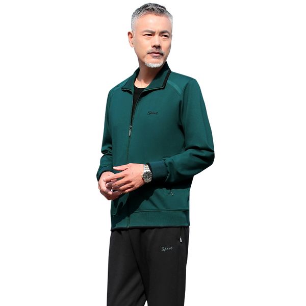 

мужские костюмы бегуны 3 шт наборы 2003 весна осень хорошее качество 94% хлопок костюмы мужчин с длинным рукавом спортивные куртки + майка, Gray