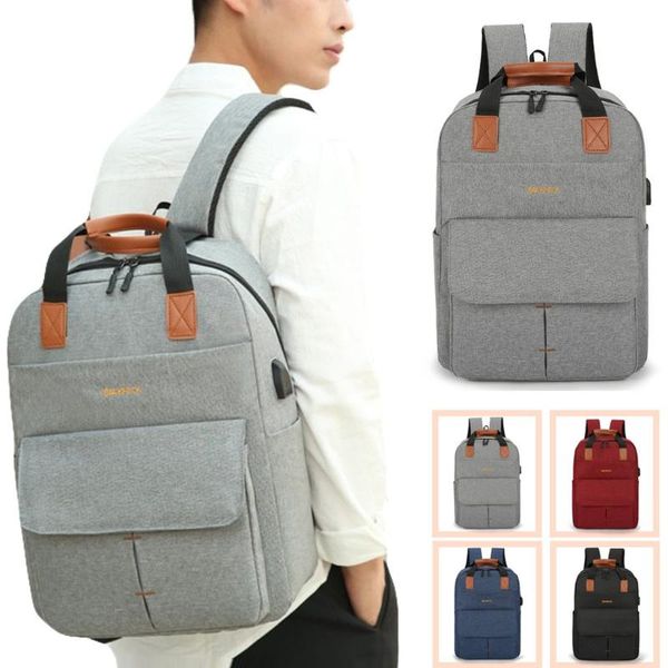 

fashion men lappackage shoulder bags backpack ladies school backpacks capacity zip pocket backpack practical bag 2020