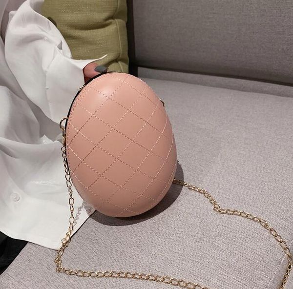 

Designer Lolita Style Mini Lipstick Bag Luxury Oval Check Small Bag Fashion Small Chain Crossbody Bag New Style Lady/5