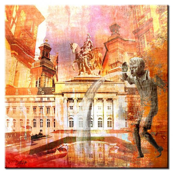 

koblenz коллаж им pop art stil - schängel iii home decor ремесла / hd печати картина маслом на холсте wall art canvas картинки 191230