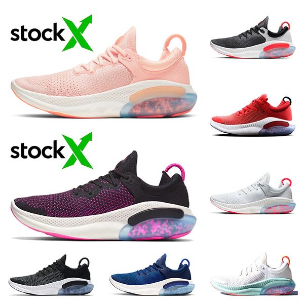 

2020 joyride men shoes running shoes platinum tint university red racer blue core black fk platform sport trainer sneaker, White;red