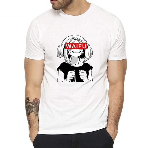 

boku no hero academia cosplay waifu t shirts man clothing funny cartoon my hero academia print japanese anime t-shirt male, White;black