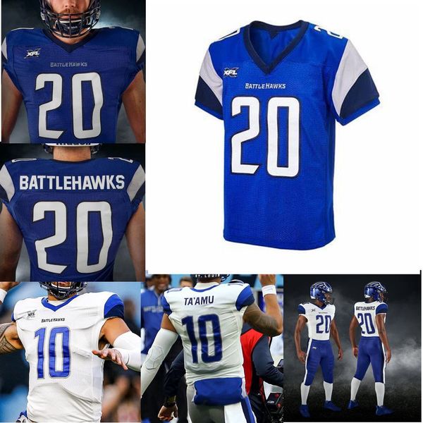 

2020 сент-луис battlehawks xfl футбол джерси кристин майкл джерси маркетт king de'mornay пирсон-el mccoil sr коннор дэвис customiz, Black;red
