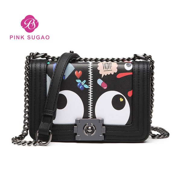 

Pink sugao designer handbags purses women handbag leather designer bags women designer crossbody bag wholesale handbag 2019 hot sale bags