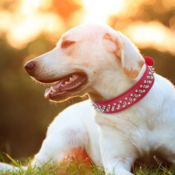 

dog collar for big dogs leather dog collar cool spikes studded pet collars for medium large pitbull bulldog boxer l xl