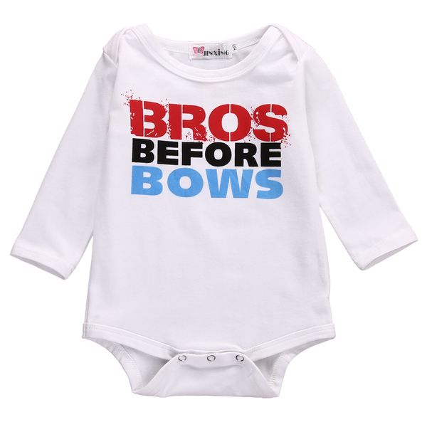

newborn infant baby boys letter romper long sleeve print boys clothing jumpsuit playsuit clothes outfits, Blue