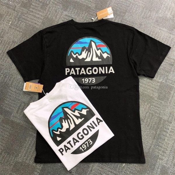 

patagonia mens designer t shirts patagonia 1973 t shirt men women designer shirt short sleeve, White;black