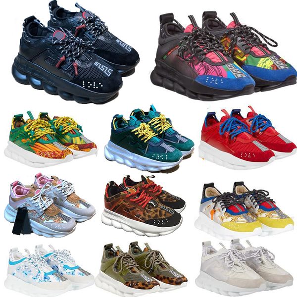 

chain reaction bottom 6 cm fashion party wedding lover luxury men woman non-slip size 35-47 running shoes, Black