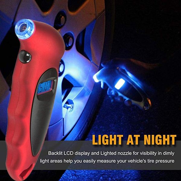 

car high precision car tire pressure gauge liquid crystal display barometer electronic digital tire pressure gauge