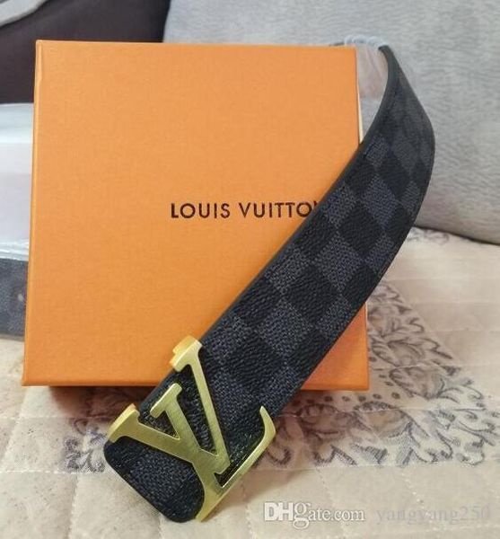 

2020 high-quality designer europe and the united states fashion new men's business casual smooth buckle snake-print cowhide belt, Black;brown