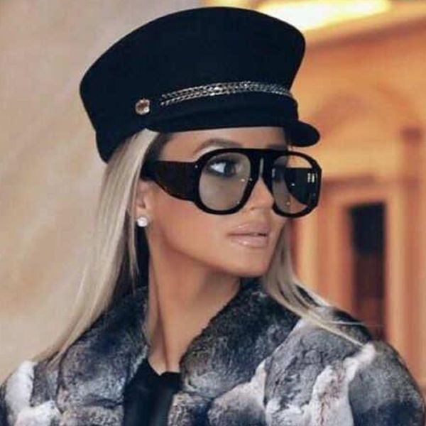 

luxury 0152 brand designer sunglasses for women round summer style rectangle full frame uv protection come with package, White;black