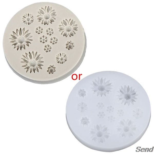 

floral resin rose flower daisy flower pendant silicone jewelry tools t4md