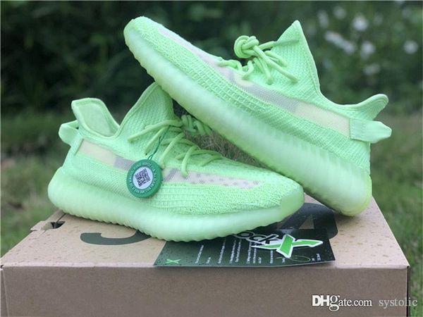 

2019 new relea e 350 v2 gid glow in the dark kanye we t men women running hoe port neaker eh5360 fu9013