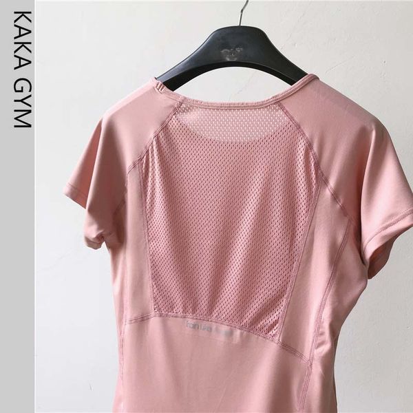 

women quick dry sports t shirt fitness shirt short sleeve yoga crop to gym running jerseys femme workout clothing, White;red