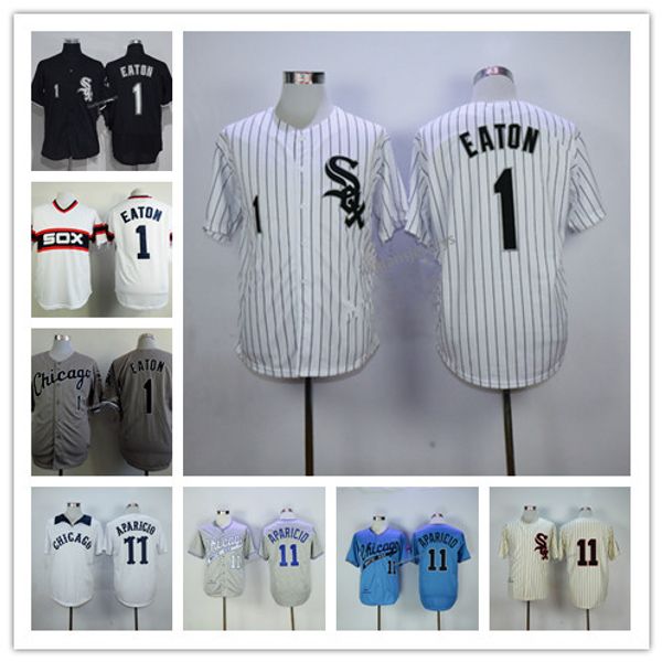

Wholesale Mens 1 Adam Eaton 11 Luis Aparicio pullover jerseys Home Away Road Embroidered Aparicio 11 cheap jerseys free shipping