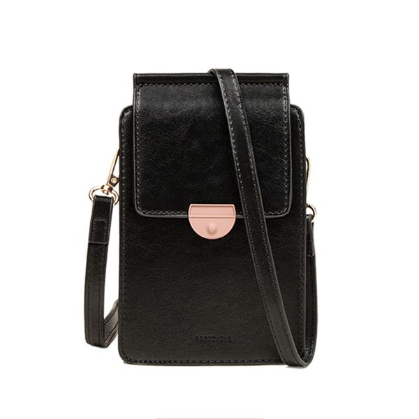 

women small shoulder bags solid color flap hasp phone crossbody bag vintage lady cellphone messenger bags