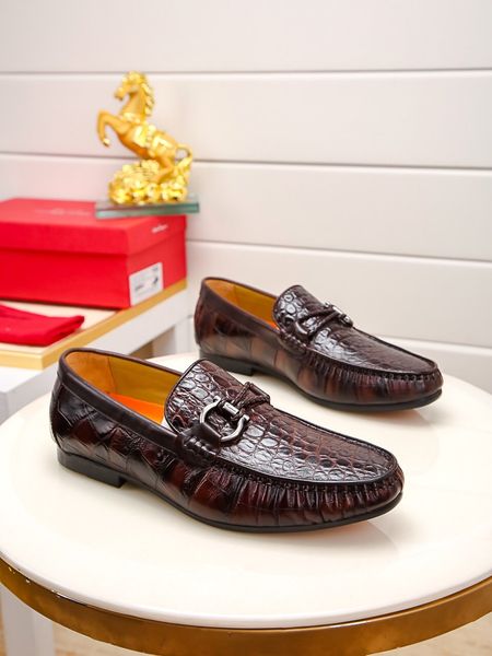 

high-end luxury triple fashiondesigner men's brand formal dress party casual shoes platform business office shoes wedding men's sh, Black