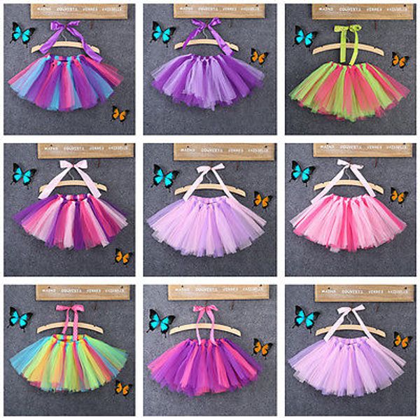 

2015 tulle fluffy little baby girl tutu skirt with satin ribbon trim sewn puffy baby tutu skirt 2t-8t ing
