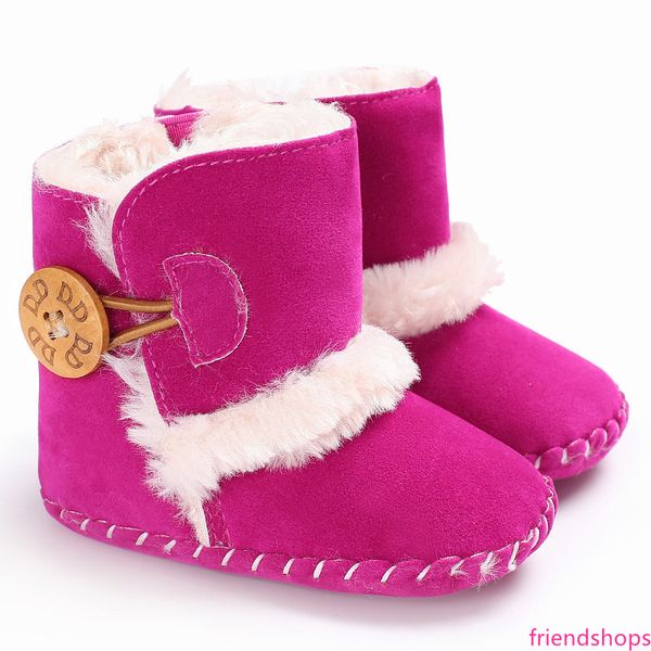 

2020 whole sale winter 0-1 years old girl baby boot black plus velvet warm non slip baby shoes 11 12 13 cm