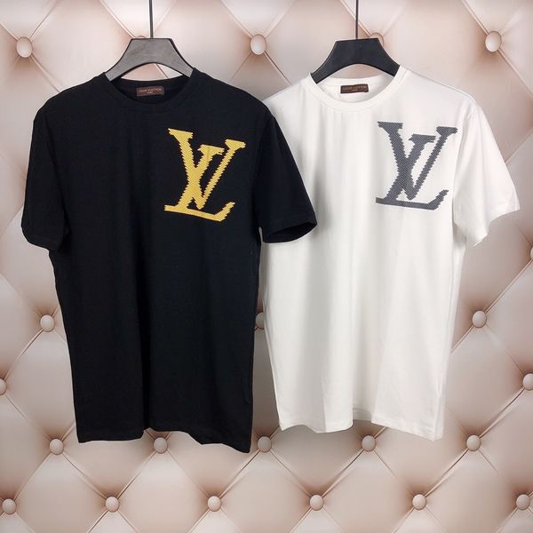 

Fa hion luxury brand de igner t hirt hip hop white men clothing ca ual t hirt for men with letter printed t hirt ize 2xl 311