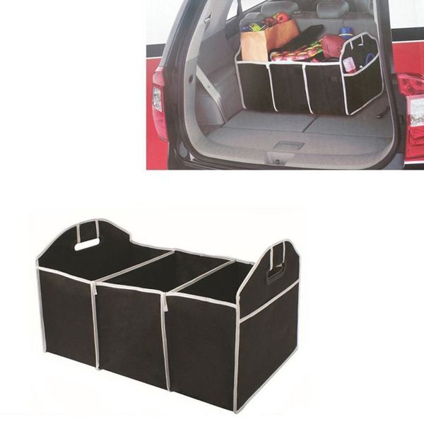 

50*32.5*32.5cm new portable car trunk organizer eco-friendly collapsible cargo storage box for auto trucks storage bag
