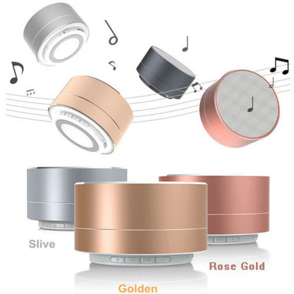 

metal portable wireless mini bluetooth speaker a10 aluminum alloy cylinder speaker with tf card music bass subwoofer stereo speaker
