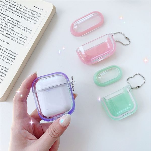 

2020 new arrival summer jelly liquid cool protective headset cover for apple airpods 1 2 pro case
