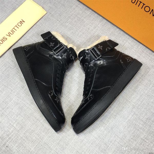

20fw shoes fashion men's oxfords sneakers high casual shoes for men autumn flat with elastic band shoes zapatos de hombre yecq3, Black