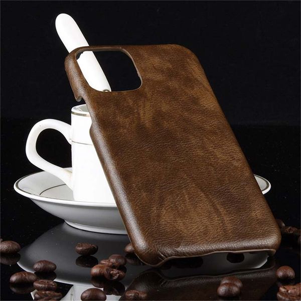 

for iphone 11 pro max x xs max 8 plus samsung galaxy s10e note10 plus phone case pu leather shockproof vintage litchi pattern