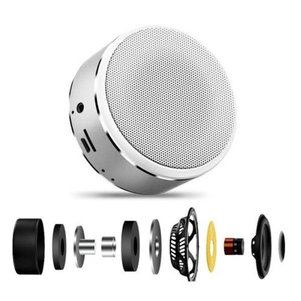 

dhl metal mini bluetooth speaker portable a8 wireless stereo hifi audio player subwoofer loudspeaker support tf aux usb