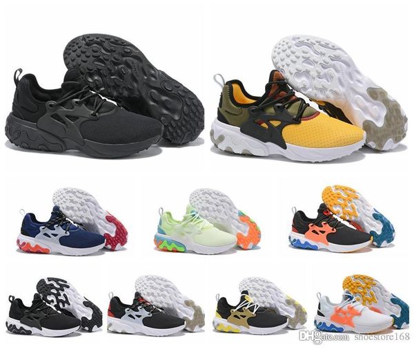 

fashion react presto men women running shoes triple rabid panda thursday brutal honey mans trainers sports sneakers us 5.5-11, Black