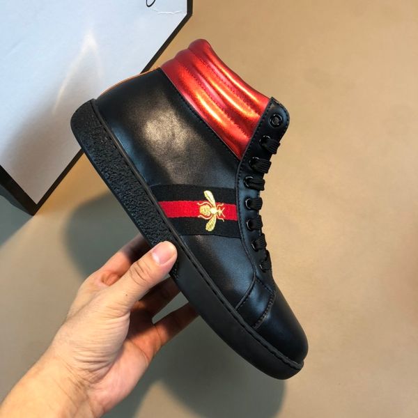 

fashion men luxuri brand red bottom mens designers sneakers fashion g low casual flat outdoor zapatillas driving shoes 38-44, Black