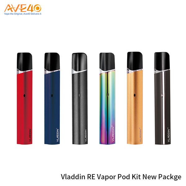 

Authentic VLADDIN RE Full Kit Hot Pod Systme Vaporizer 350mah Support 12w Power 1.5ml Pod Cartridge