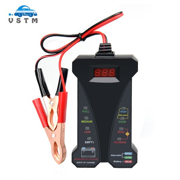 

2019 12v digital battery tester voltmeter and charging system analyzer lcd display