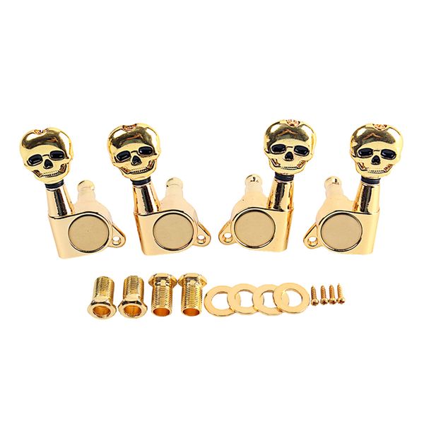 

2r2l 6 golden guitar ukulele string tuning pegs tuners machine heads