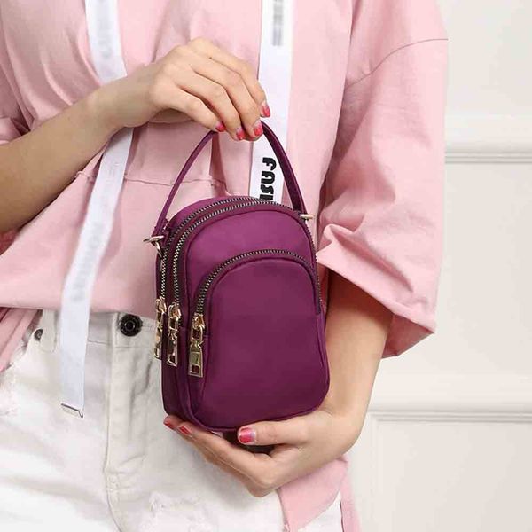 

women's shoulder messenger bag lightweight nylon bag crossbody bags for women mobile phone headset dames tassen#35 #t1p