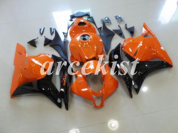 

4 gifts new abs full fairings kits fit for honda cbr600rr f5 2009 2010 2011 2012 09 10 11 12 bodywork set orange black