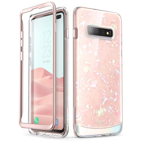 

for samsung galaxy s10 plus case 6.4 inch i-blason cosmo full-body glitter marble cover case without built-in screen protector