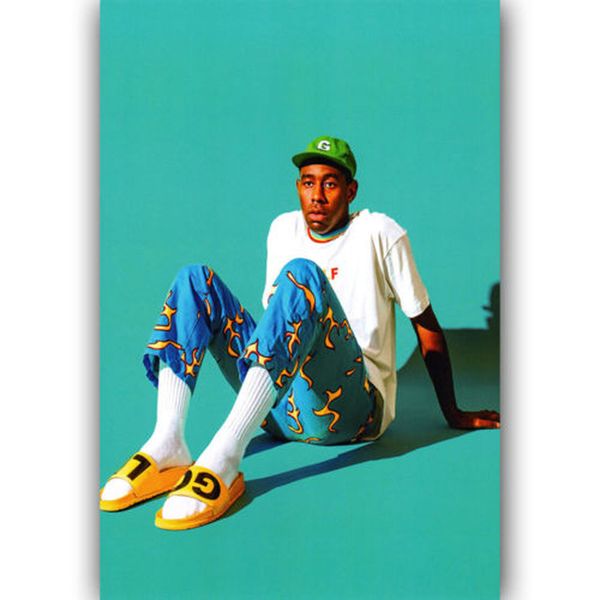 

tyler the creator odd future custom singer star silk poster wall painting 24x36inch