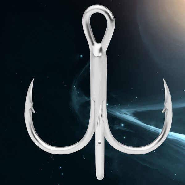 

20 pcs super sharp treble bass hooks cutting point nickel high carbon steel credibility 2x strong wide gap barbed hooks fishhook