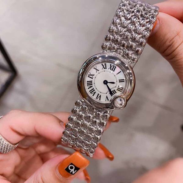 

new fashion watch women watches quartz stainless steel bracelet lady dress watch luxury wristwatches nice gift clock for women, Slivery;brown