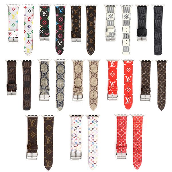 

Luxury watch band leather trap for apple watch erie 4 watchband for iwatch 38 40mm 42 44mm band wri tband bracelet port